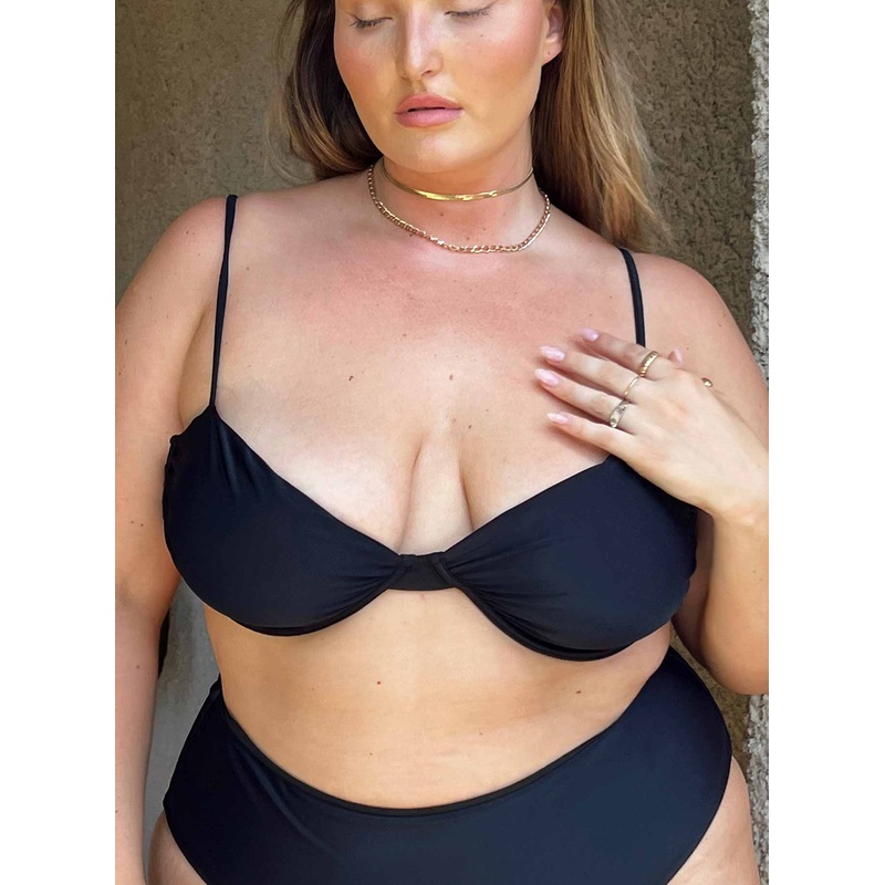 Avani Bikini Top Black Curve
