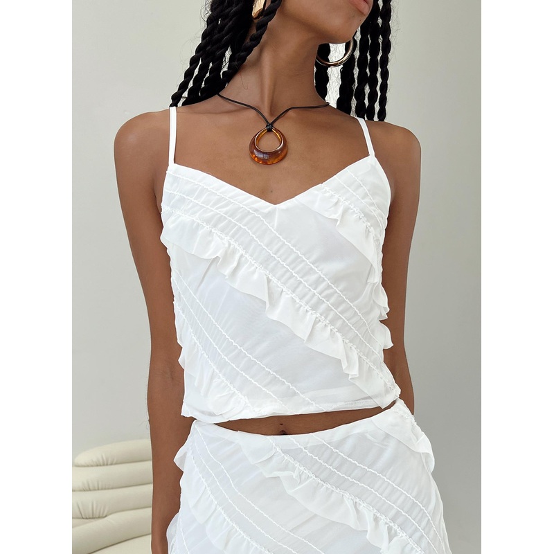 Roslyn Top White