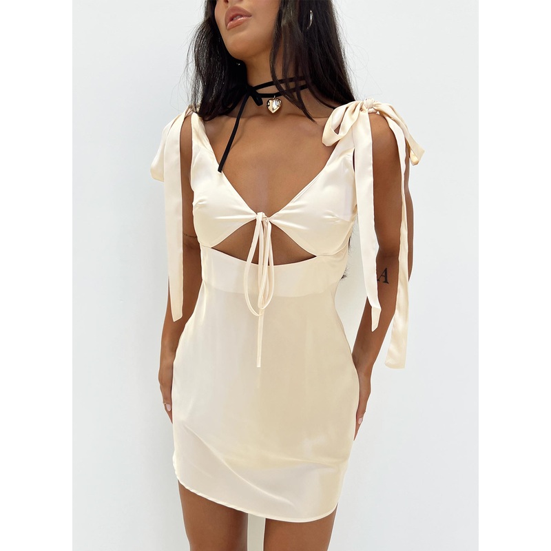 Barbara Mini Dress Ivory