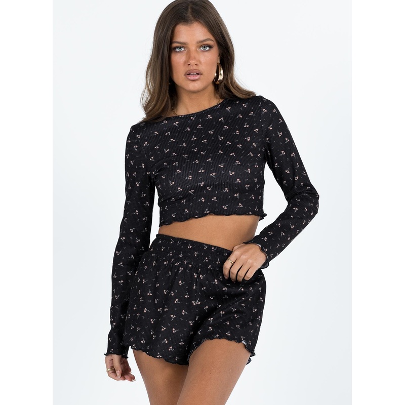Patton Long Sleeve Set Navy Floral