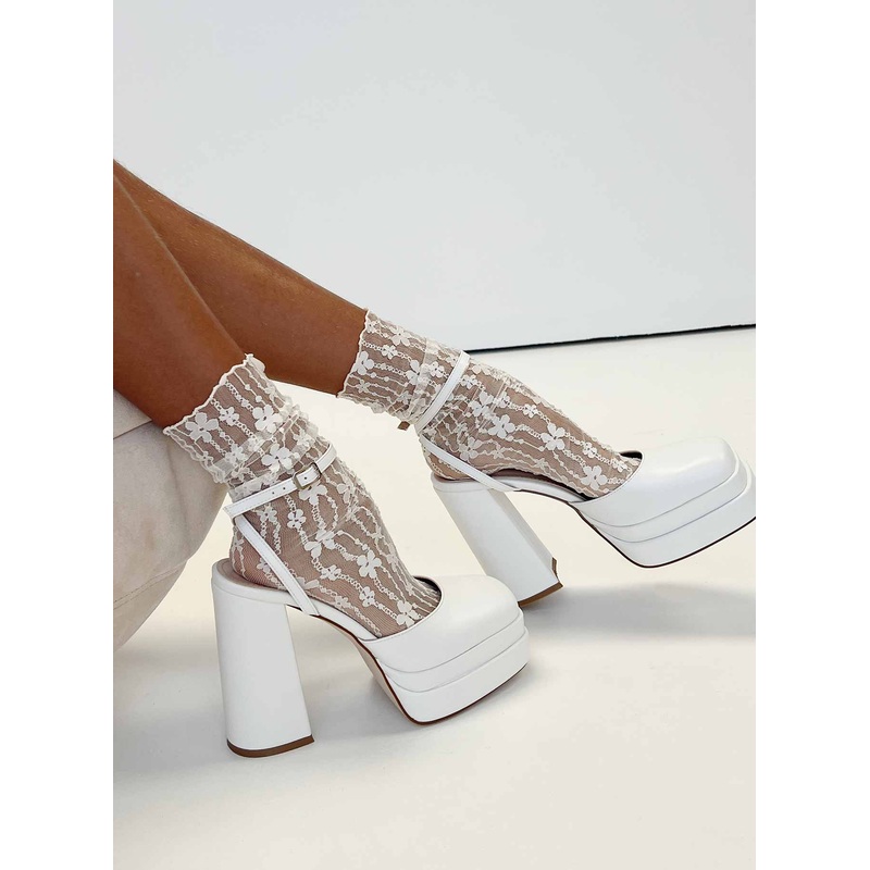 Pemberton Socks White
