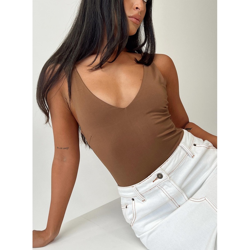 Sosie Bodysuit Brown