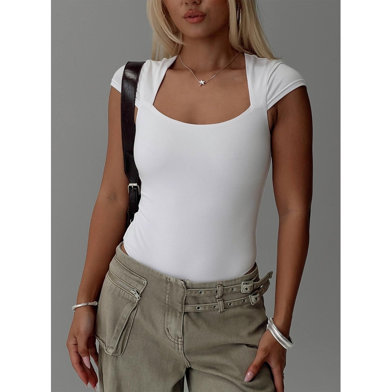 Want You Forever Bodysuit White