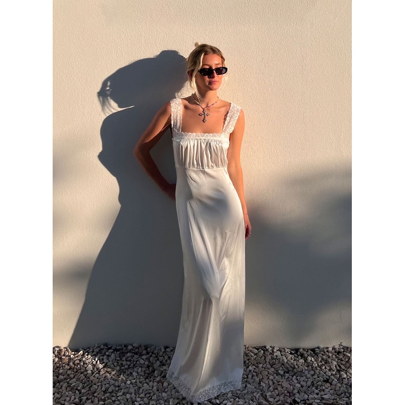 Ballerina Vintage Maxi Dress Porcelain