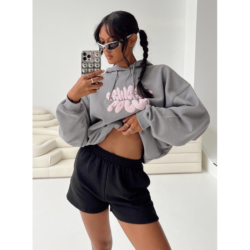 Cenzo Track Shorts Black