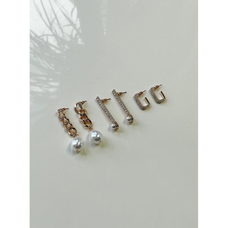 Jaimi Earring Pack Gold