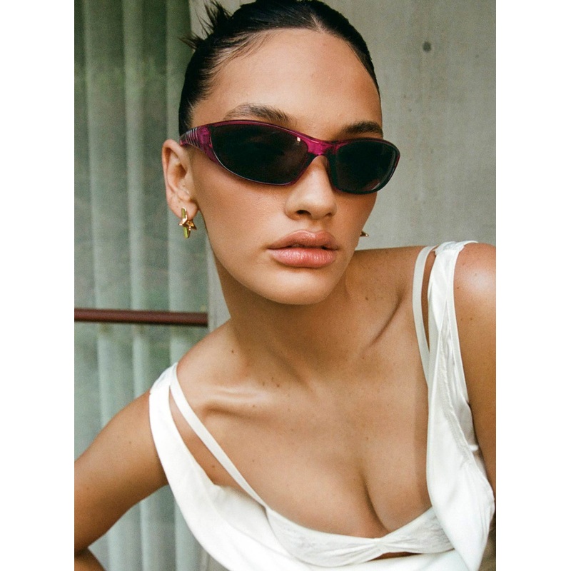 Rave On Sunglasses Burgundy