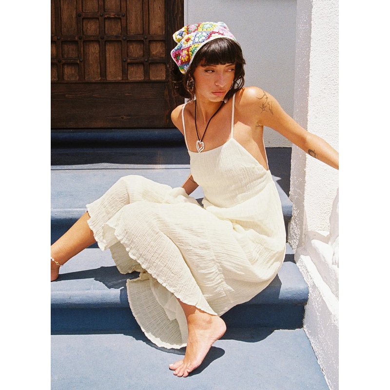 Ricci Maxi Dress Ivory