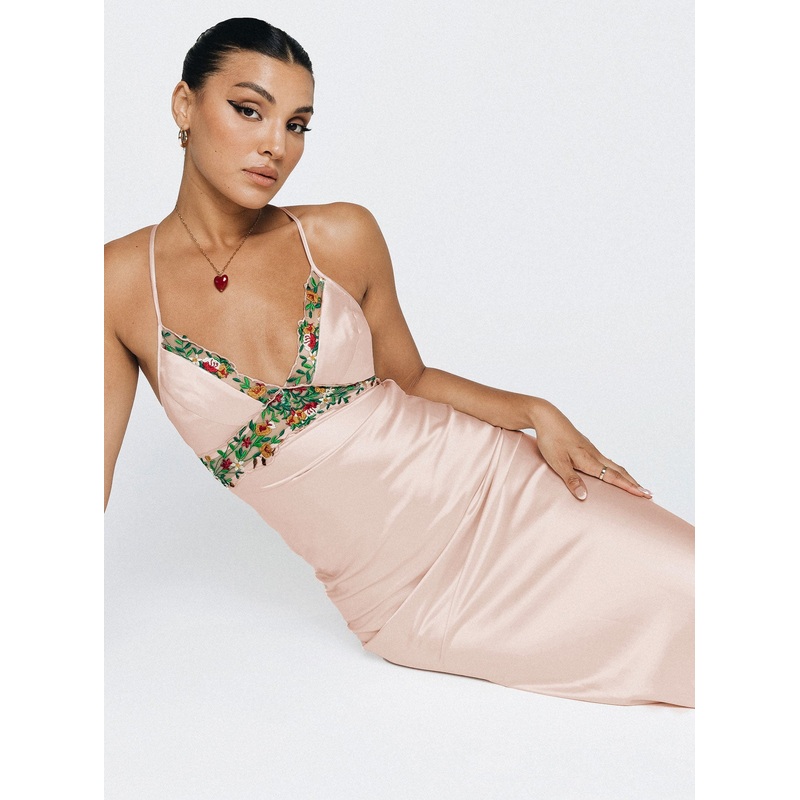Sadelle Maxi Dress Champagne
