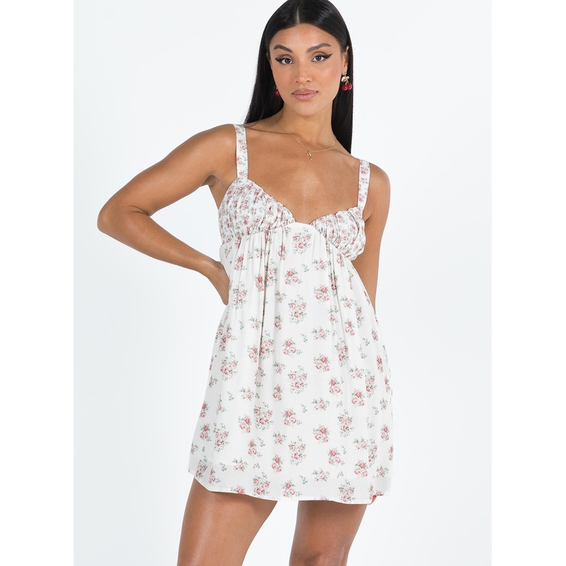 Vance Mini Dress Pink / Floral