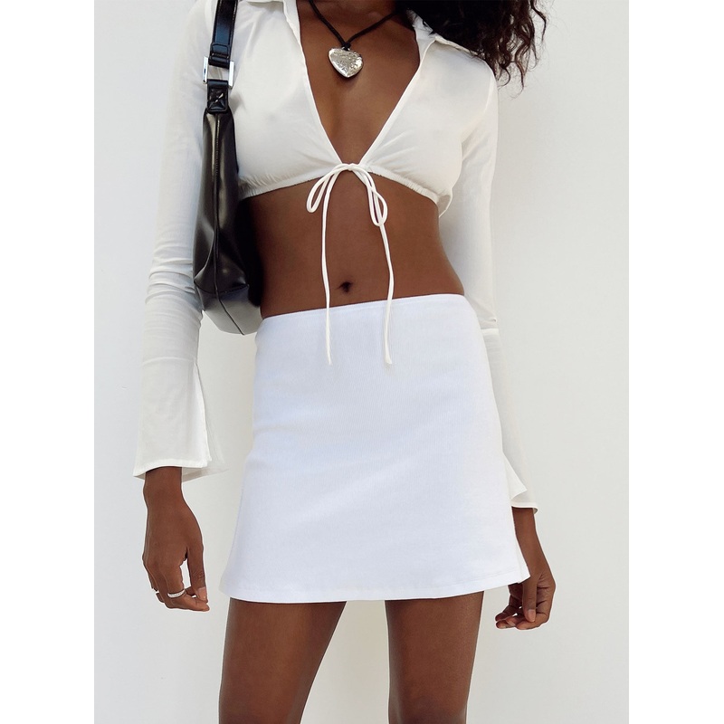 Banksia Mini Skirt White