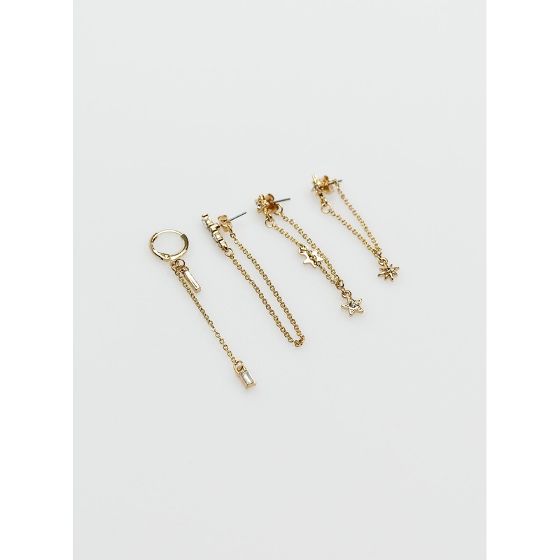 Bastian Earring Pack Gold