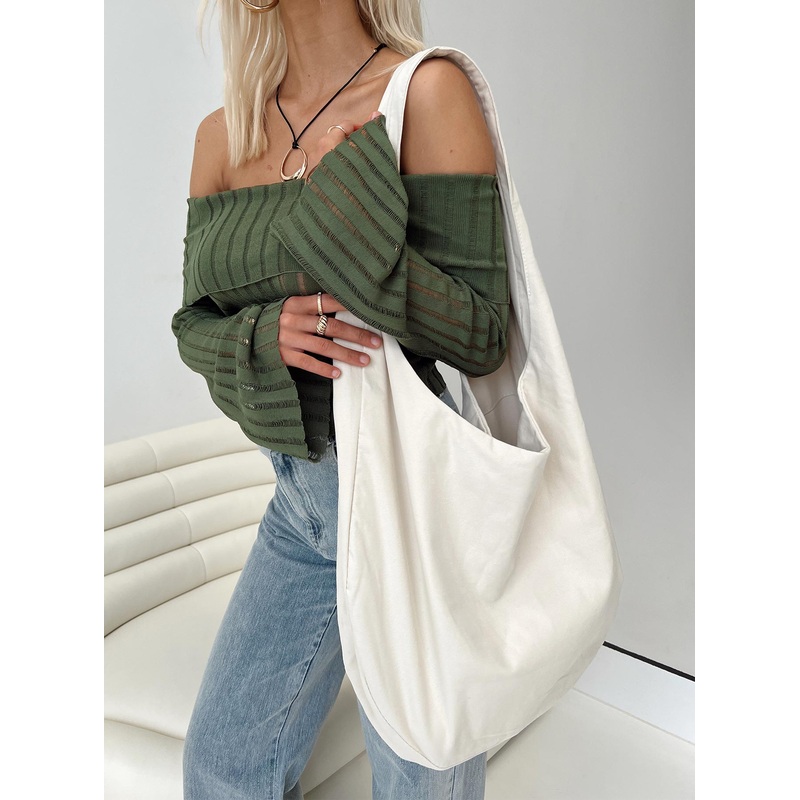 Batten Tote Bag Beige