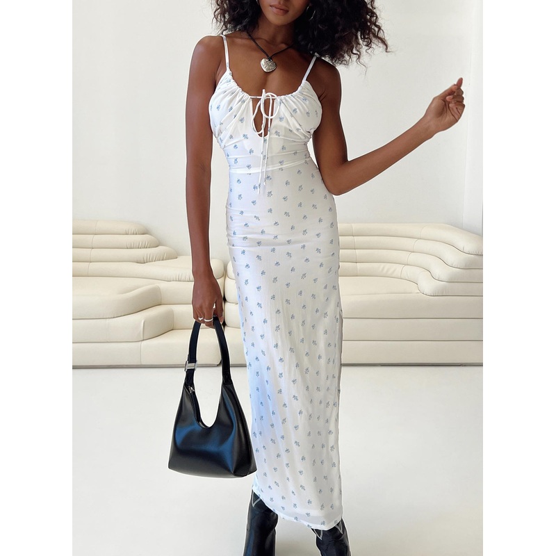 Brailey Maxi Dress Blue Floral