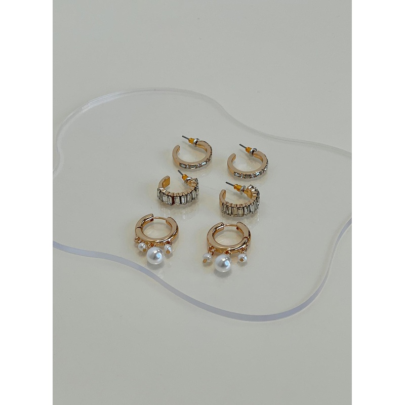 Kern Earring Pack Gold