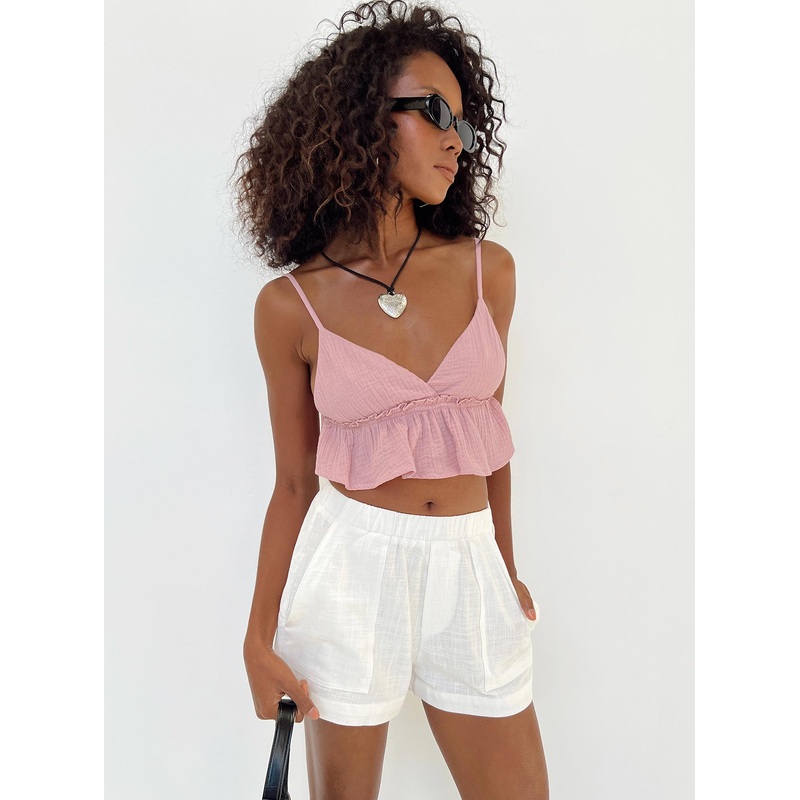 Meri Shorts White