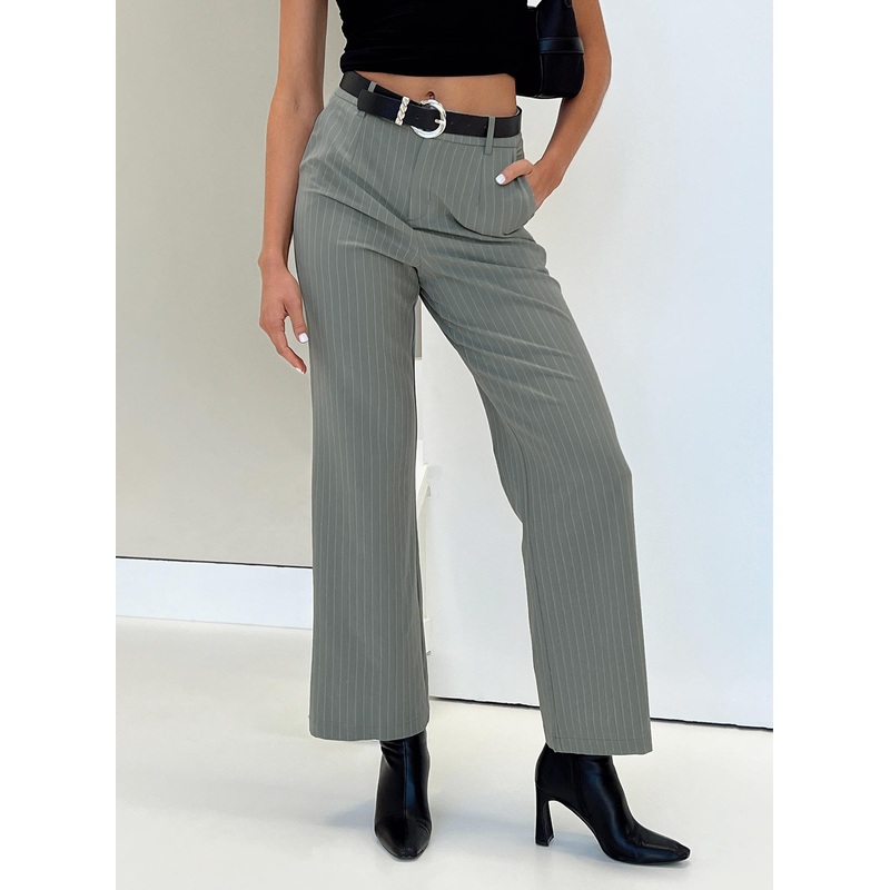 Alizzi Pant Grey Pinstripe