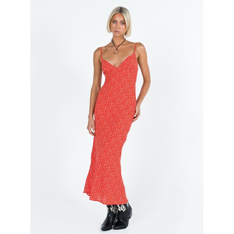 Alonso Maxi Dress Red