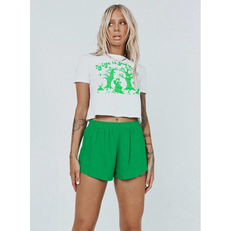 Beach House Shorts Green