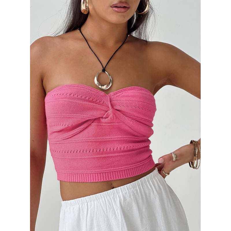 Caridi Knit Top Pink