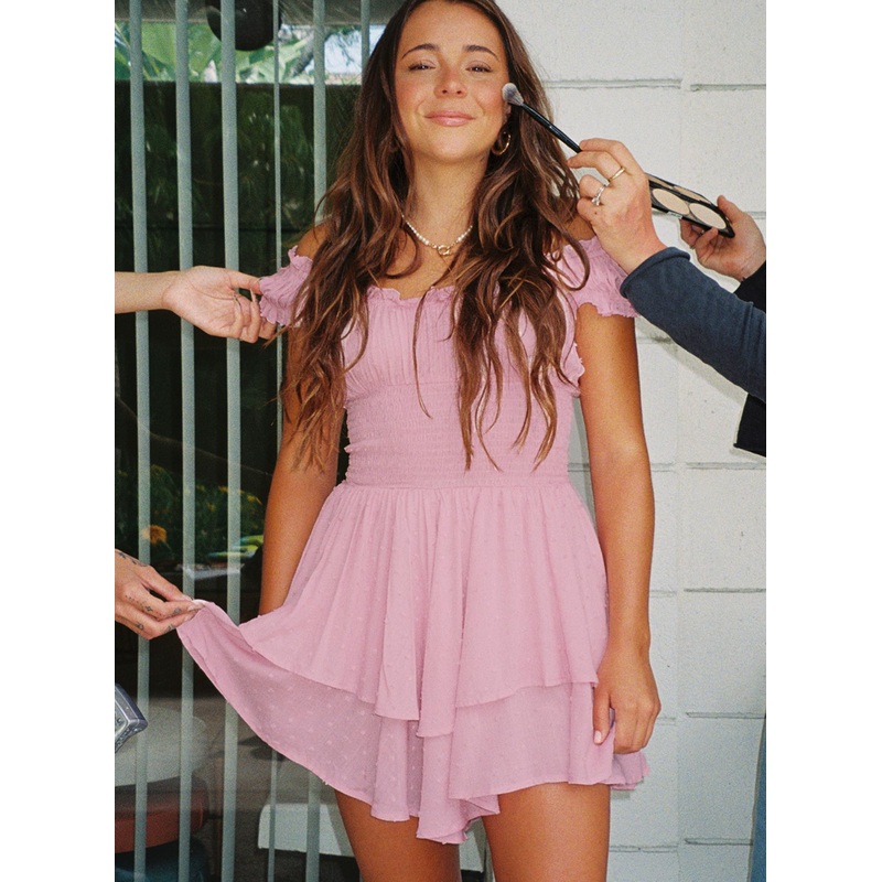 The Love Galore Romper Baby Pink