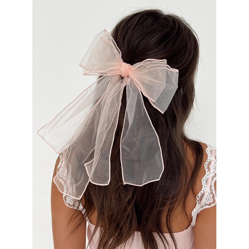 Wicks Hair Bow Pink