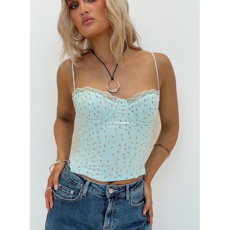 Clemont Corset Blue