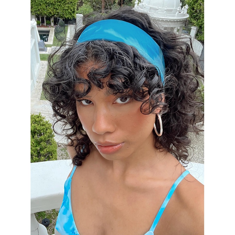 Hillcrest Floral Headband Blue
