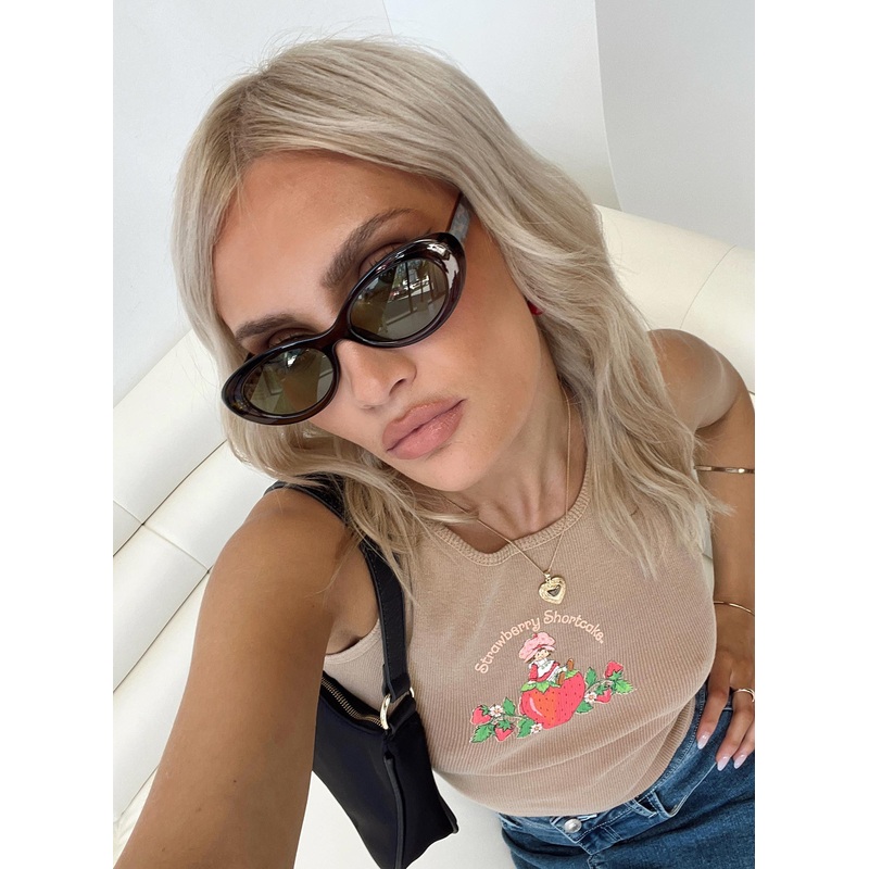 Jaquie Sunglasses Tort / Green