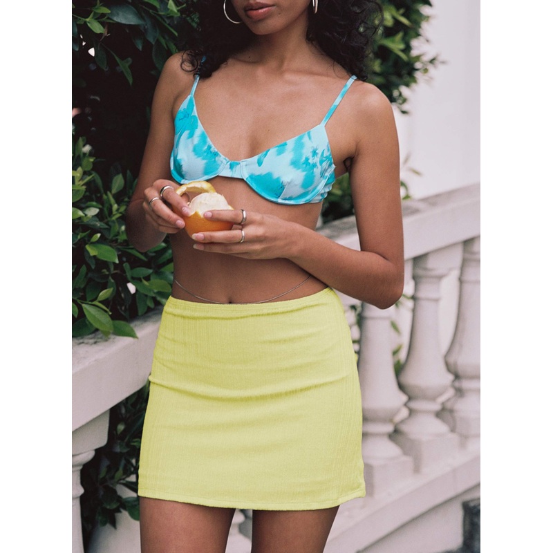 Mani Mini Skirt Yellow