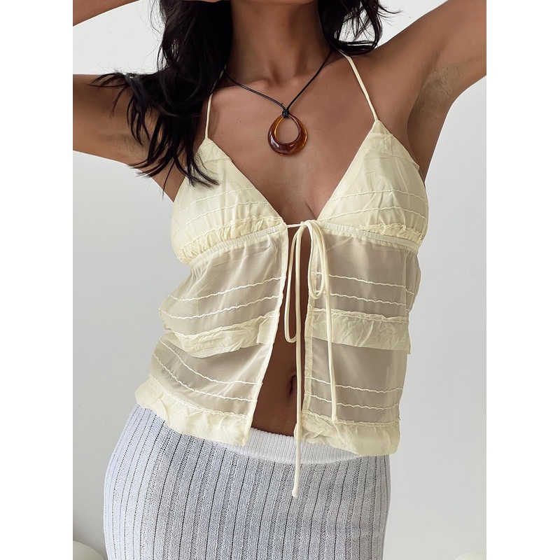 Chantria Top Lemon Ruffle