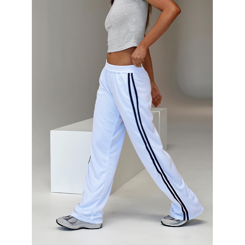 Coze Wide Leg Pants White