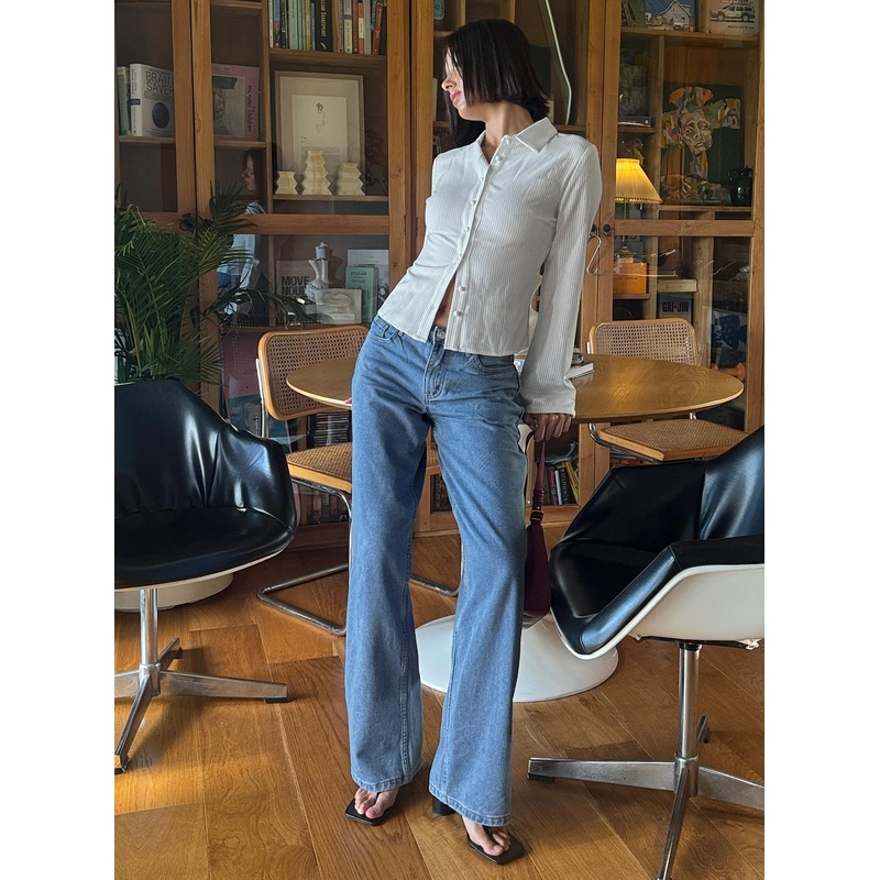 Maryanne Mid Rise Relaxed Jeans Mid Wash Denim