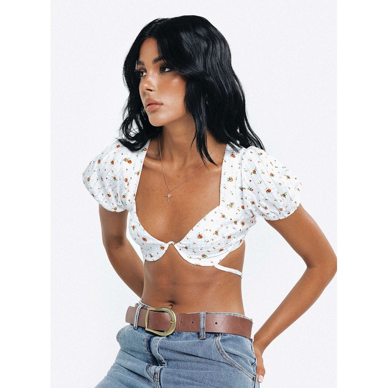 Amayla Top White