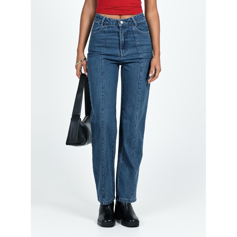 Kirk Straight Leg Jeans Dark Wash Denim