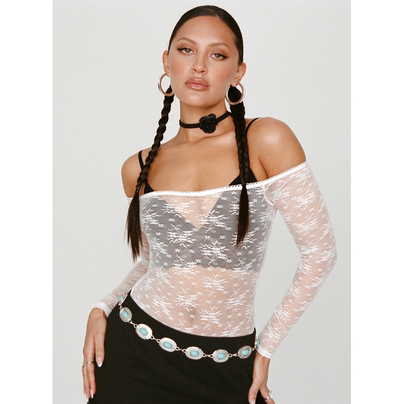 Mademoiselle Bodysuit White