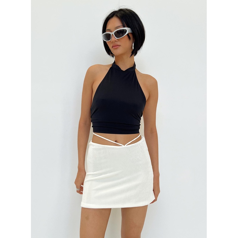 Maisie Mini Skirt White