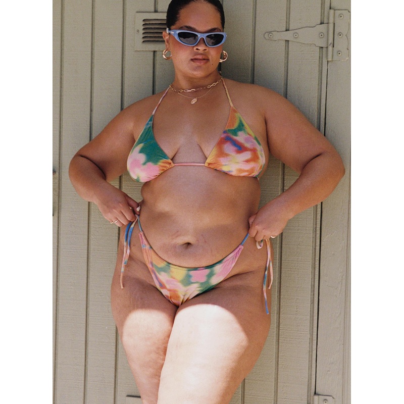 Teyana Bikini Bottoms Floral Multi Curve