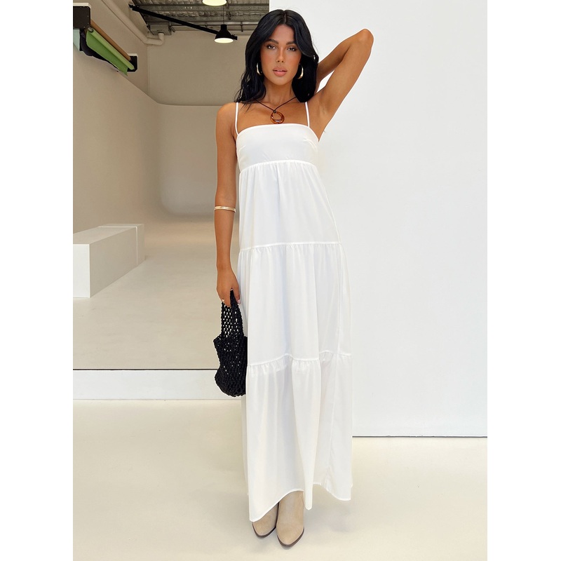 Warrego Maxi Dress White