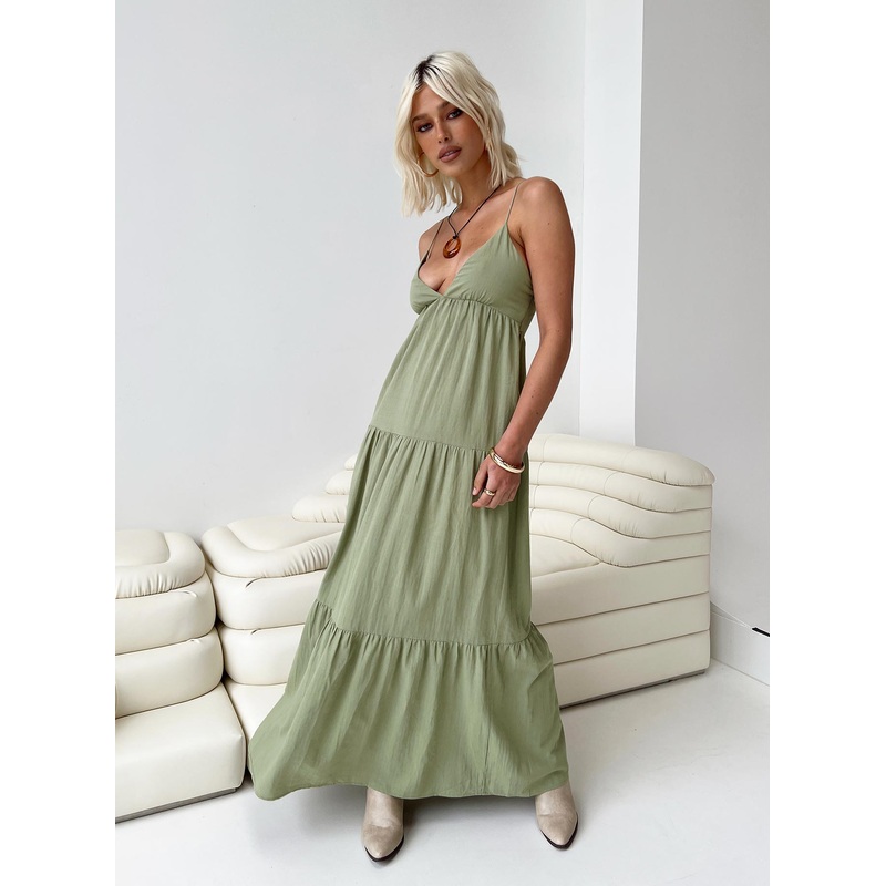 Chelsea Maxi Dress Sage Green