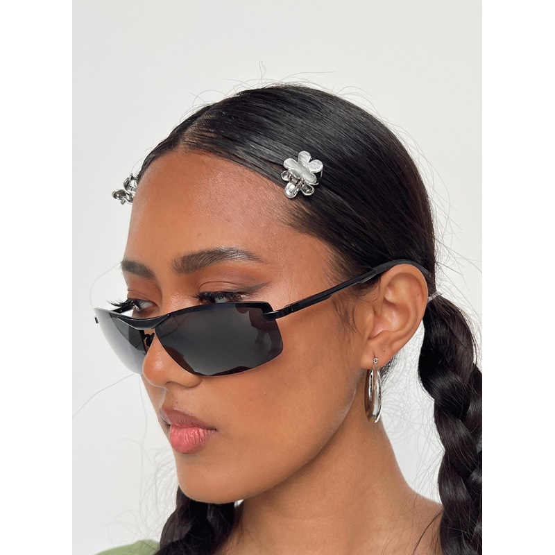Jainey Hair Clip Pack Chrome