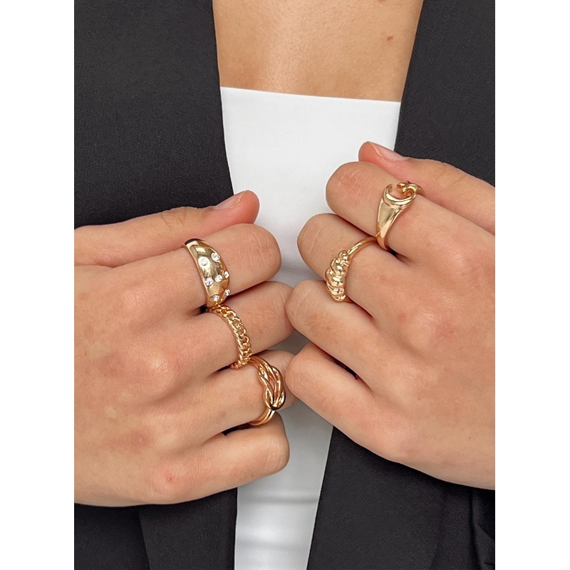 Shiori Ring Pack Gold