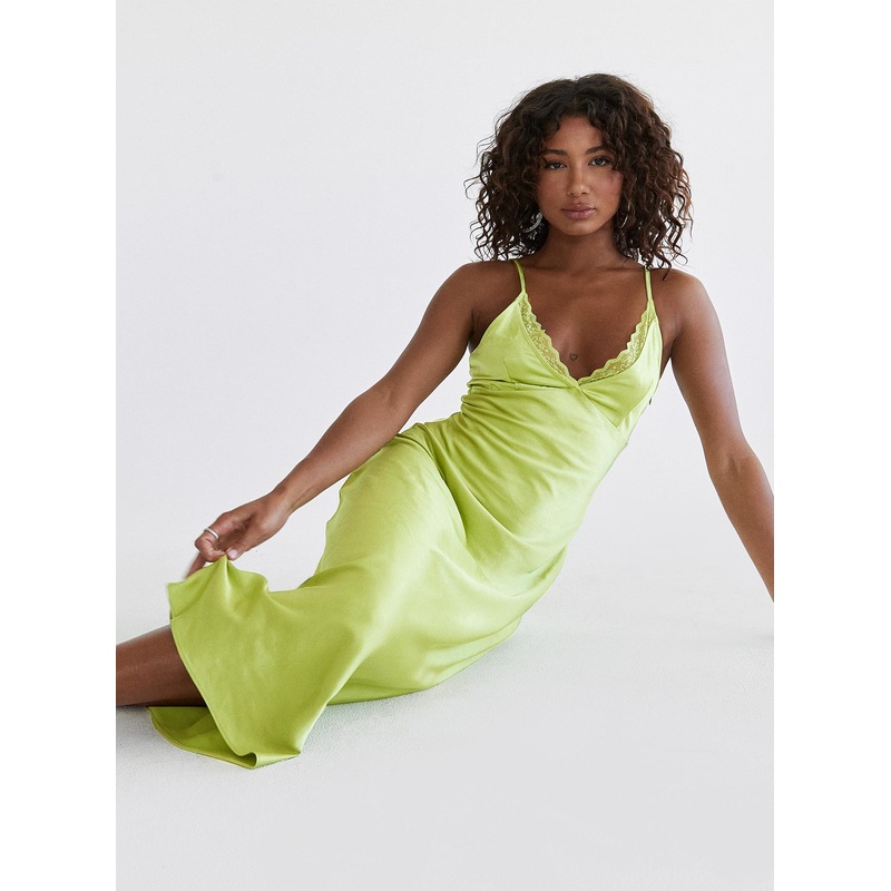 Trudence Midi Dress Green