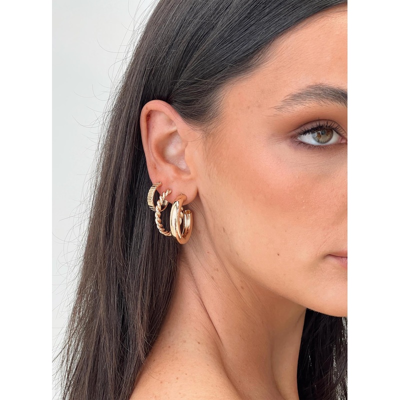 Atherton Earring Pack Gold