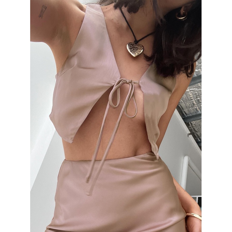 Balford Tie Up Top Pink