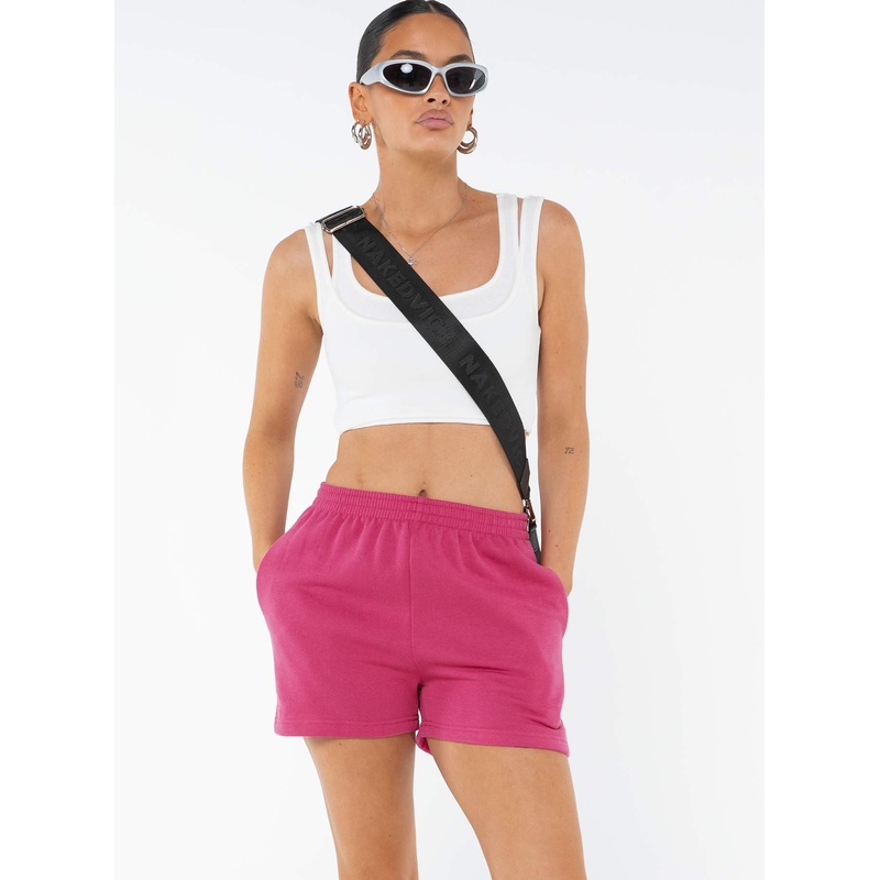 Cenzo Track Shorts Pink