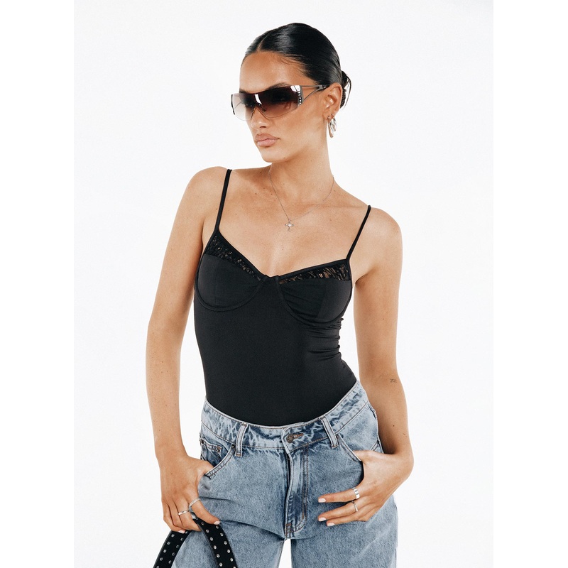 Dalsi Bodysuit Black