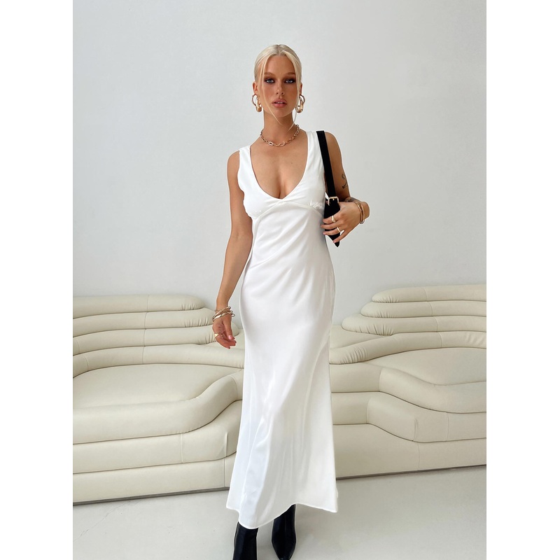 Lynsey Midi Dress White