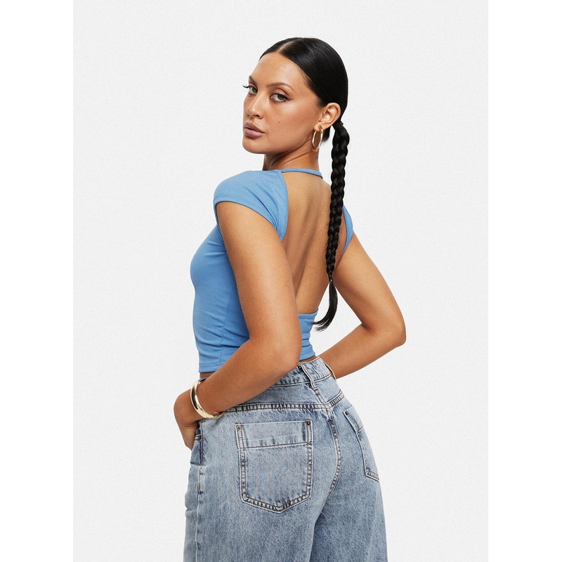 Solita Top Mineral Blue