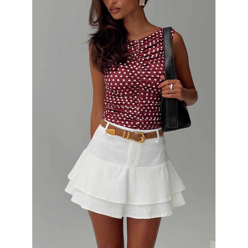 Boderek Mini Skirt White